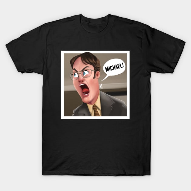 Dwight T-Shirt by Sketchian